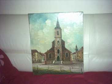 相片: 出售 绘画和图画 EGLISE DE PATURAGES SIGNEE