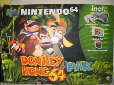 相片: 出售 赌博控制台 NINTENDO - PAK N64 + DONKEY + MEMORY