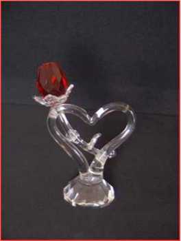 相片: 出售 玻璃对象 AMOUR DE CRISTAL 290MM LAPIN PERLES NATUREL.10X12