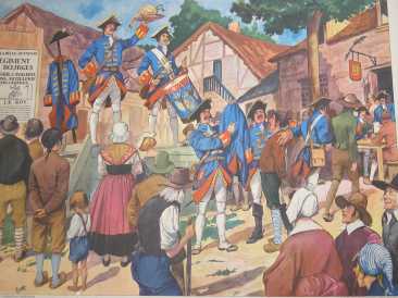 相片: 出售 相片/海报 SOLDATS SOUS LOUIS XIV ET JEAN BART