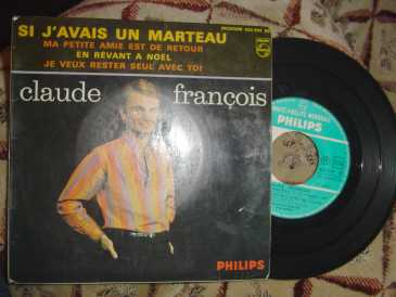 相片: 出售 45 转每分钟 SI J'AVAIS UN MARTEAU +3TITRES - CLAUDE FRANCOIS