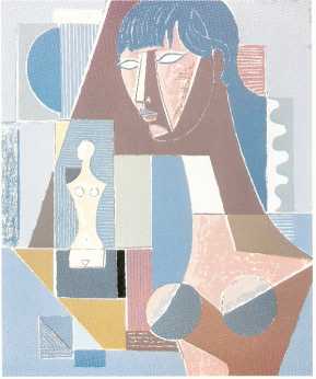 相片: 出售 绘画和图画 LA RAGAZZA DAI CAPELLI BLU