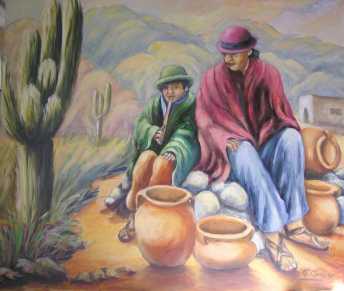 相片: 出售 绘画和图画 ENCANTANDO A LAS MONTANAS