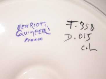 相片: 出售 陶瓷 FAIENCE DE QUIMPER