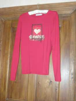 相片: 出售 衣物 妇女 - CACHE CACHE - T-SHIRT MANCHES LONGUES