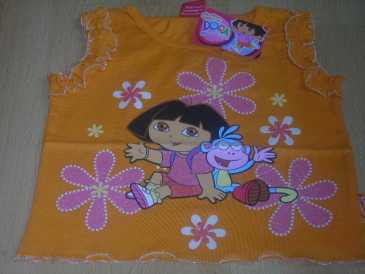 相片: 出售 衣物 孩子 - DORA - TEE-SHIRT DORA.NEUF