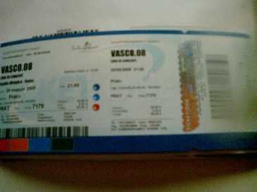 相片: 出售 音乐会票 CONCERTO VASCO ROSSI 2008 - ROMA STADIO OLIMPICO PRATO