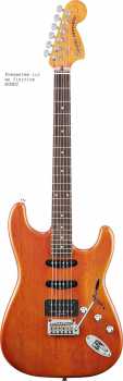 相片: 出售 吉他和其它弦乐器 SQUIER - STRATOCASTER DELUXE SERIES SATIN TRANS HSS