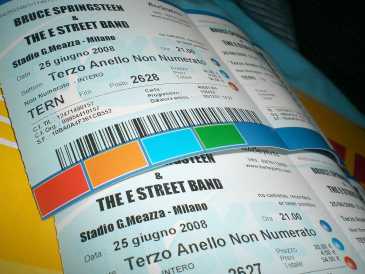 相片: 出售 音乐会票 CONCERTO BRUCE SPRINGSTEEN 26 GIUGNO - MILANO STADIO SAN SIRO