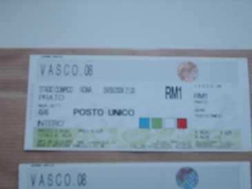 相片: 出售 音乐会票 CONCERTO VASCO ROSSI - ROMA