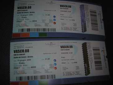 相片: 出售 音乐会票 VASCO ROSSI BIGLIETTI A PREZZO RIDICOLO! - ANCONA