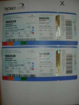 相片: 出售 音乐会票 BIGLIETTI VASCO ROSSI 29/05/08 ROMA - ROMA