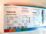 相片: 出售 音乐会票 RADIOHEAD 17/06/08 PRIMA TRIBUNA - MILANO