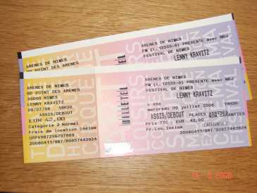 相片: 出售 音乐会票 LENNY KRAVITZ ET ASA - ARENES DE NIMES
