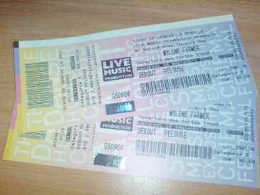 相片: 出售 音乐会票 MYLENE FARMER 04/09/2009 - STADE DE GENEVE